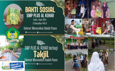 SMP Plus Al Kohar Berbagi, Wujud Kepedulian Yang Tiada Henti